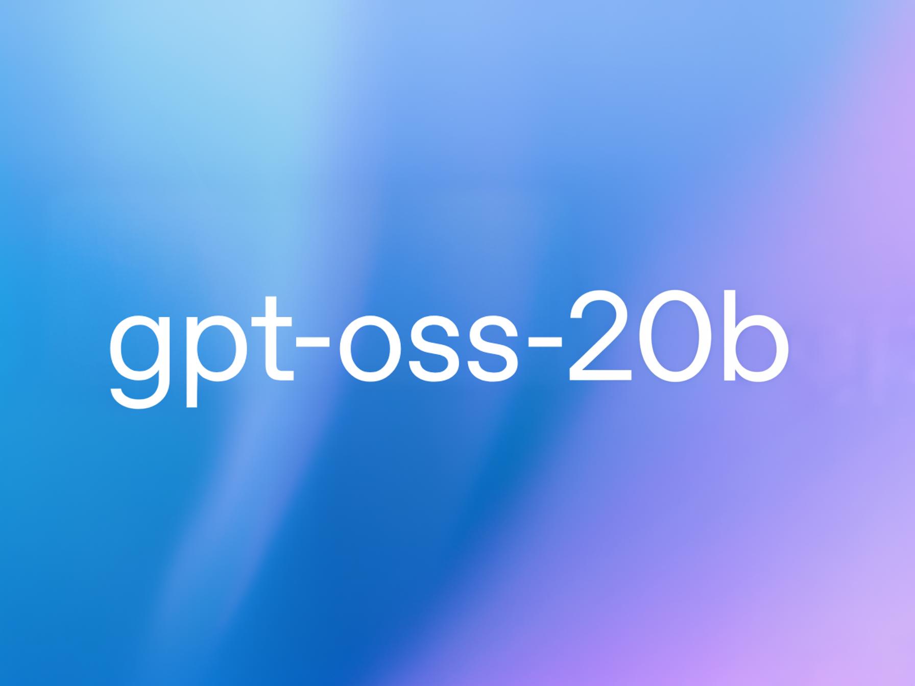 OpenAI Gpt oss 20b Open Weight LLM API Reference